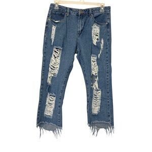 Fashion Nova Distressed Jeans